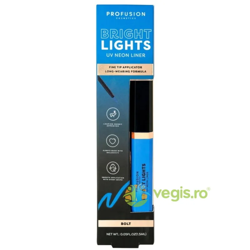 Tus Lichid pentru Ochi Bright Lights UV Neon Nuanta Bolt 2.3ml PROFUSION COSMETICS — preț și oferte