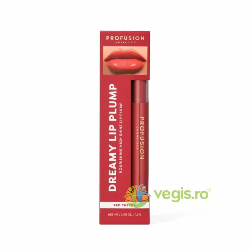 Gloss Hranitor cu Efect Volumizant Dreamy Lip Plump Nuanta Red Cherry 1.5g PROFUSION COSMETICS — preț și oferte