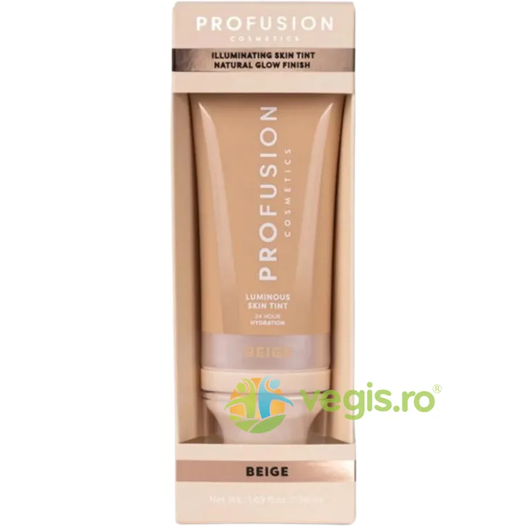 Fluid Nuantator pentru Ten cu Efect Iluminator Nuanta Beige 50ml PROFUSION COSMETICS — preț și oferte