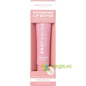 Gloss Hidratant pentru Buze cu Ulei de Avocado, Vitamina E si Acid Hialuronic Nuanta Sugar Cookie 15ml
