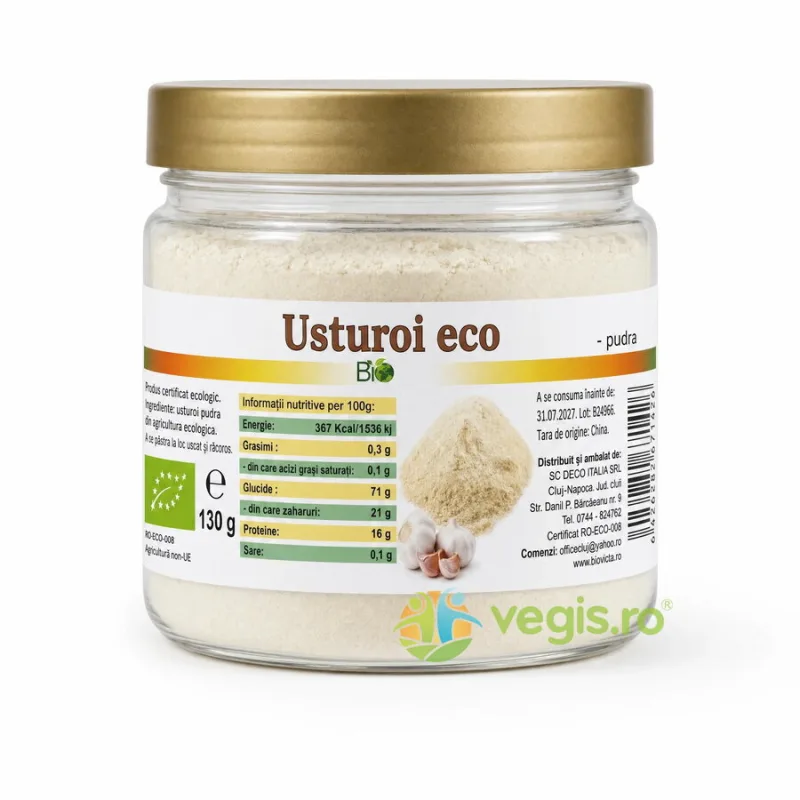 Usturoi Pudra Ecologic/Bio 130g Deco Italia — preț și oferte