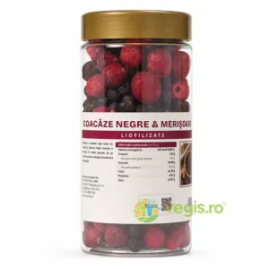 Coacaze Negre si Merisoare Liofilizate 50g