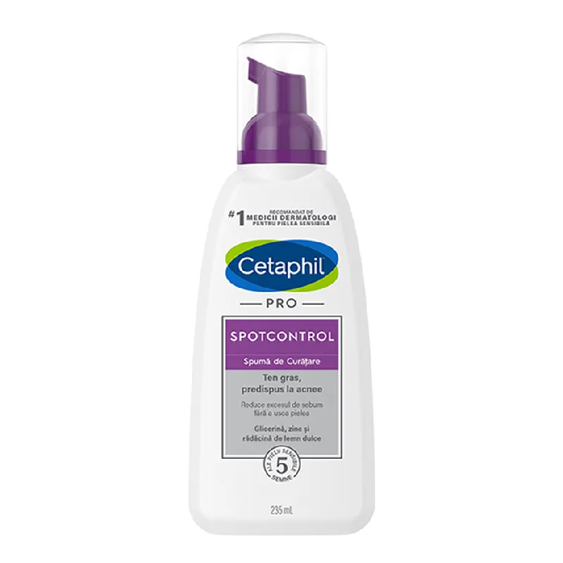 Spuma de curatare SpotControl PRO, 235 ml, Cetaphil — preț și oferte
