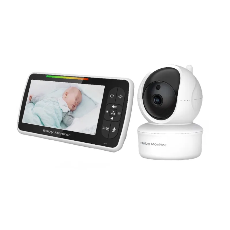 Baby monitor wireless, ecran HD 5″, rotire 355°, EyeBaby, LikeSmart — preț și oferte