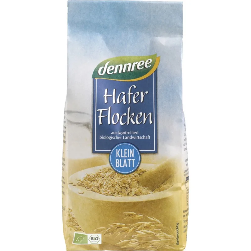 Fulgi mici de ovaz eco, 500g, Dennree — preț și oferte