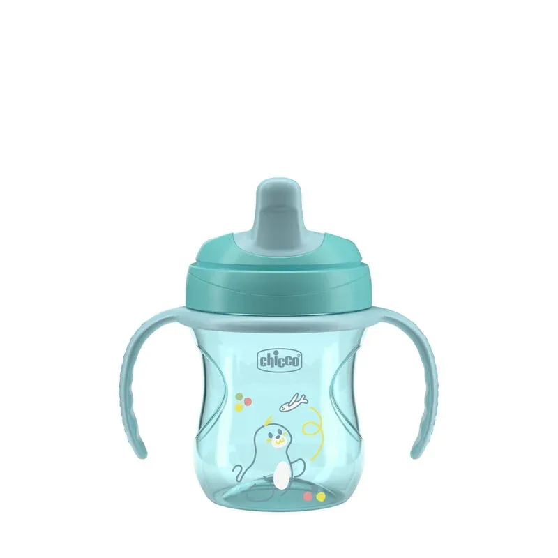 Canuta de antrenament pentru copii 6 luni+ Turcoaz, 200ml, Chicco — preț și oferte