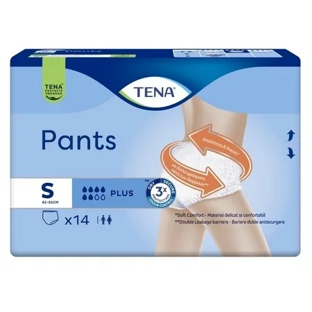 Scutece tip chilot pentru adulti Pants Plus, S, 14 bucati, Tena — preț și oferte