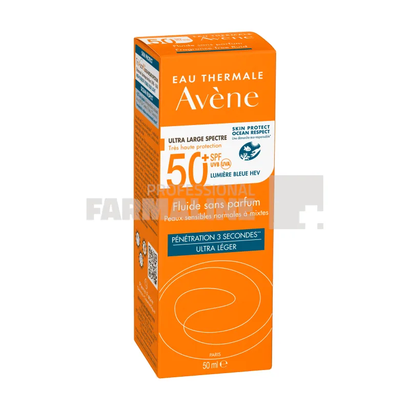 Avene Fluid fara parfum SPF50+ Triasorb 50 ml — preț și oferte