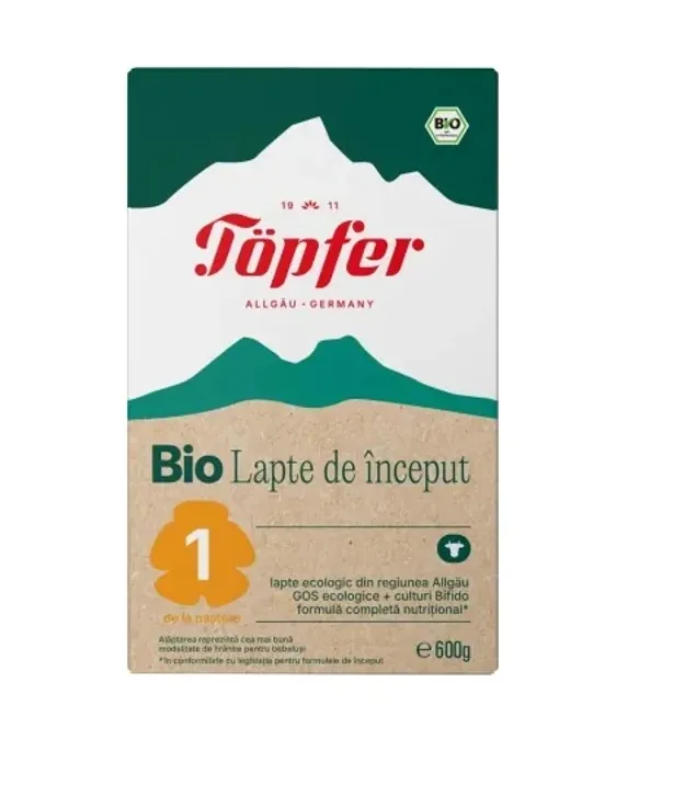 Topfer Lactana Bio 1 0+ luni 600 g — preț și oferte