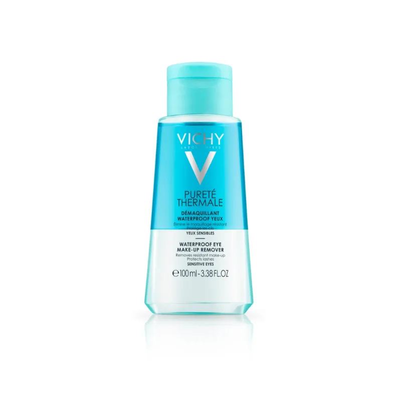 Demachiant bifazic waterproof pentru zona ochilor Purete Thermale, 100ml, Vichy — preț și oferte