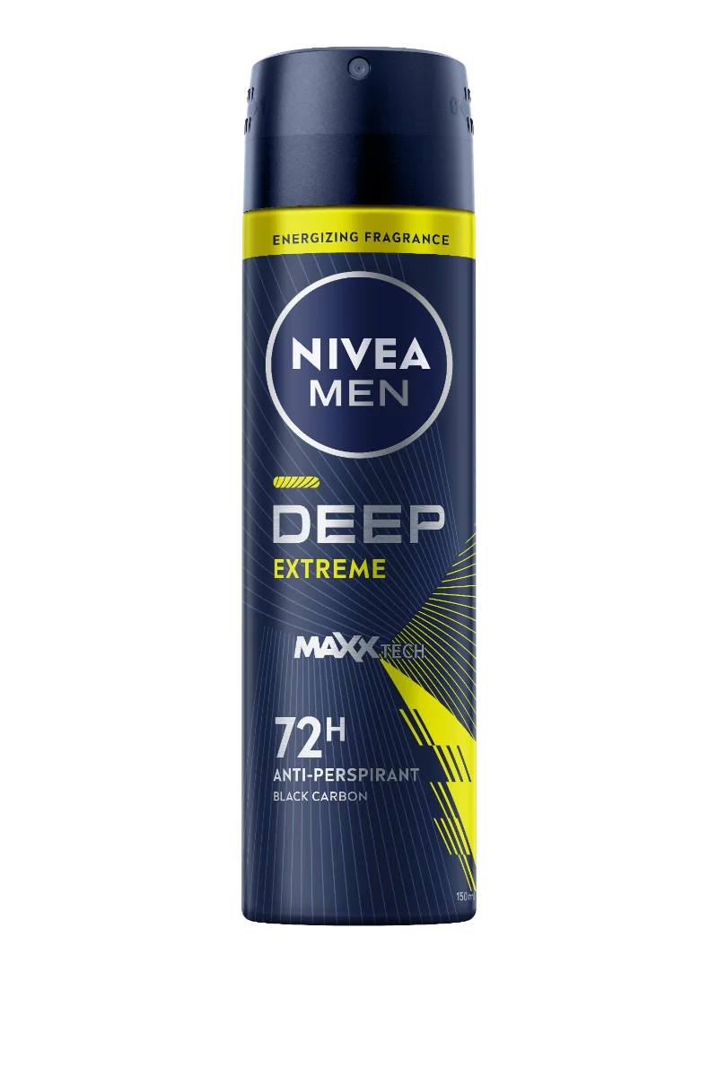 Deodorant spray pentru barbati Deep Extreme Black Carbon, 150ml, Nivea — preț și oferte