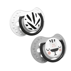 Suzeta din silicon Dynamic Salt&Pepper pentru 3-6 luni, 2 bucati, Lovi