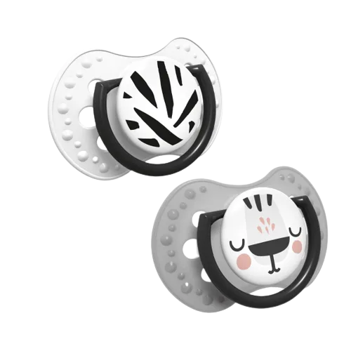 Suzeta din silicon Dynamic Salt&Pepper pentru 3-6 luni, 2 bucati, Lovi — preț și oferte