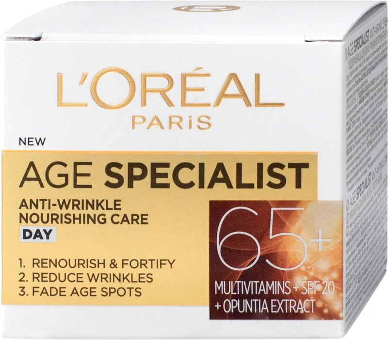 Crema antirid pentru fata de zi Age Specialist 65+, 50ml, L'Oreal Paris — preț și oferte