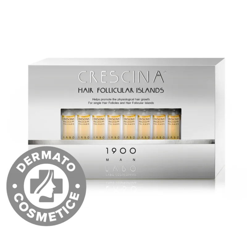 Follicular Islands 1900 Man Crescina, 20 fiole, Labo — preț și oferte