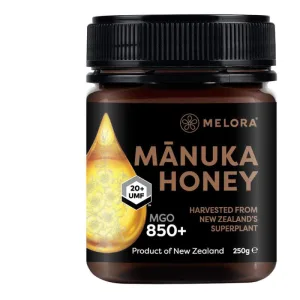 Miere de Manuka MGO 850+ UMF 20+ naturala din Noua Zeelanda, 250g, Melora