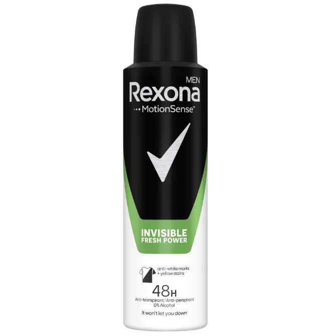 Deodorant spray Men Invisible Fresh Power, 150ml, Rexona — preț și oferte