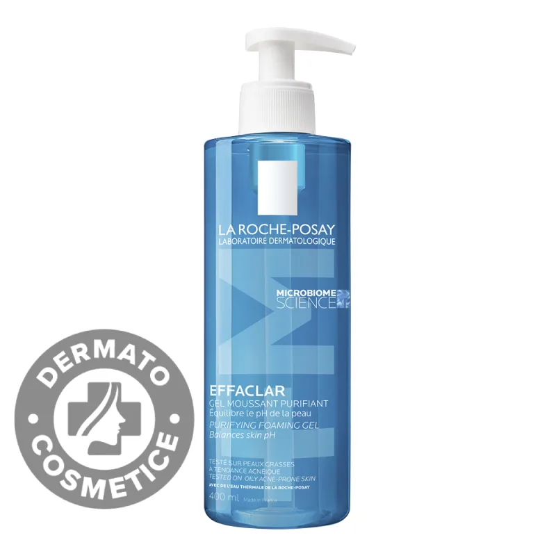 Gel spumant de curatare purifiant pentru ten gras cu tendinta acneica Effaclar +M, 400ml, La Roche-Posay — preț și oferte