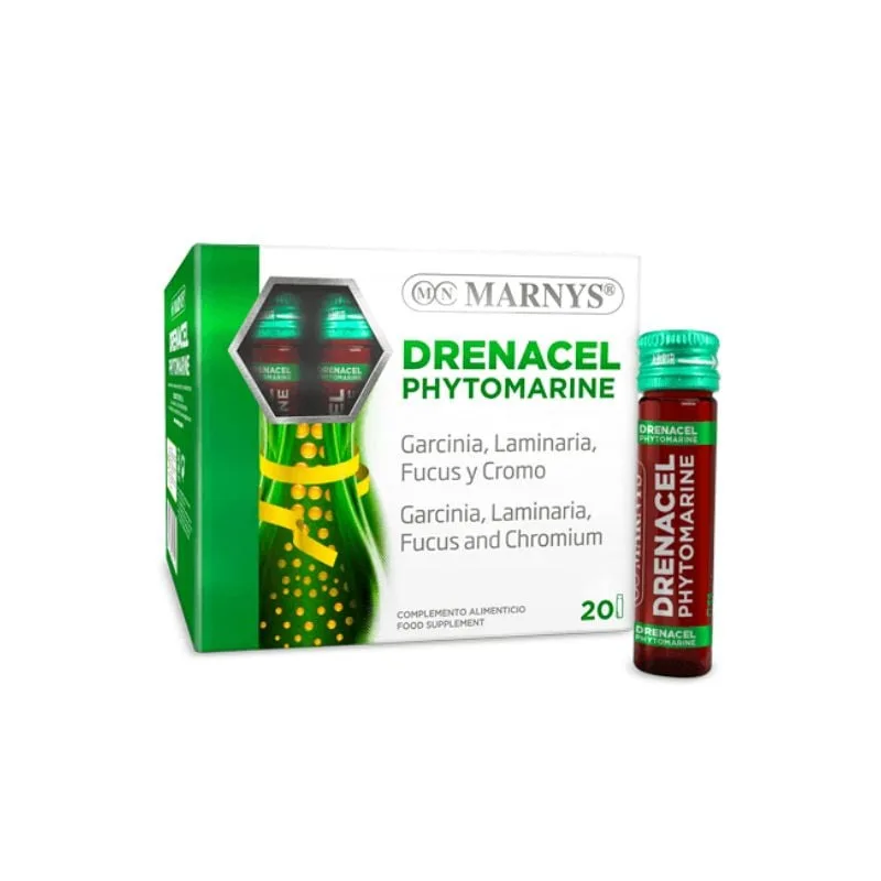 Fiole pentru accelerarea metabolismului Drenacel Phytomarine, 20 bucati, Marnys — preț și oferte