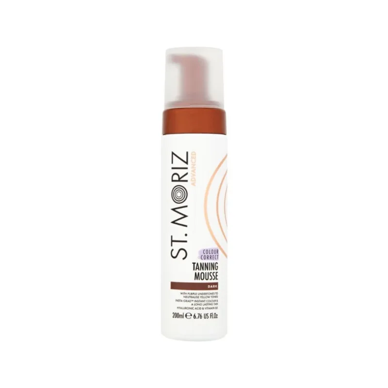 Spuma autobronzanta Advanced Tanning Mousse Dark, 200ml, St. Moriz — preț și oferte