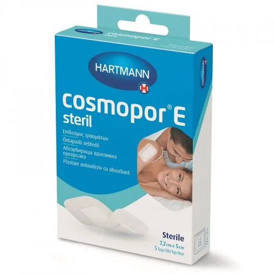 Plasturi sterili autoadezivi Cosmopor E 7.2x5cm, 5 bucati, Hartmann — preț și oferte