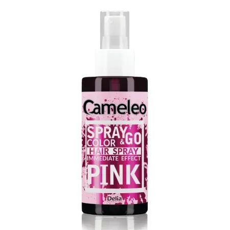 Spray colorant pentru par nuanta Pink Spray & Go, 150ml, Delia Cosmetics — preț și oferte