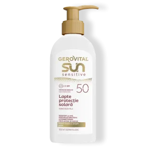Gsun sensitive-lapte protectie solara SPF50  200ml fl. Farmec