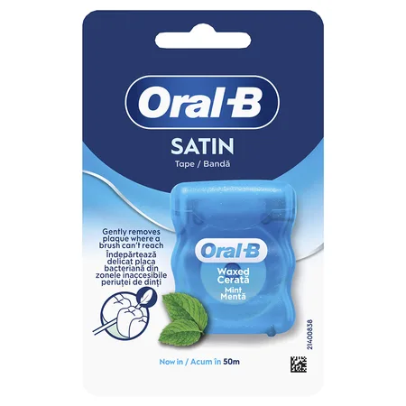 Oral B Ata dentara Satin Tape 50 m — preț și oferte