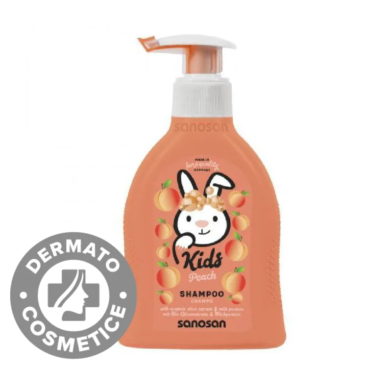 Sampon pentru par cu aroma de piersica, 200ml, Sanosan — preț și oferte