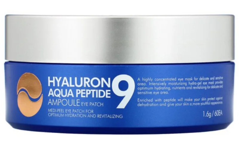 Plasturi pentru ochi Hyaluron Aqua Peptide 9, 60 bucati, Medi-Peel — preț și oferte