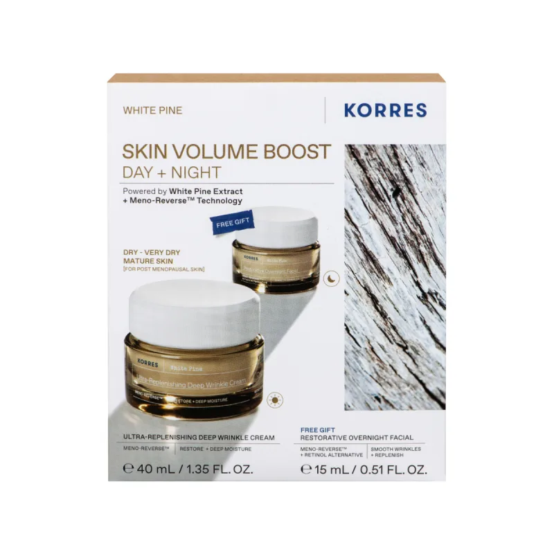 Pachet Crema antirid ultra reparatoare 40ml + Crema de noapte 15ml White Pine, Korres — preț și oferte