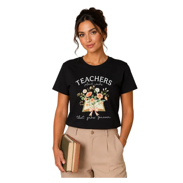 Tricou dama Grow Forever negru, Ava | marimea M AVA INFINITY — preț și oferte