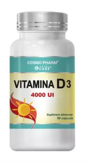 Vitamina D3 4000 UI, 90cps - Cosmo Pharm