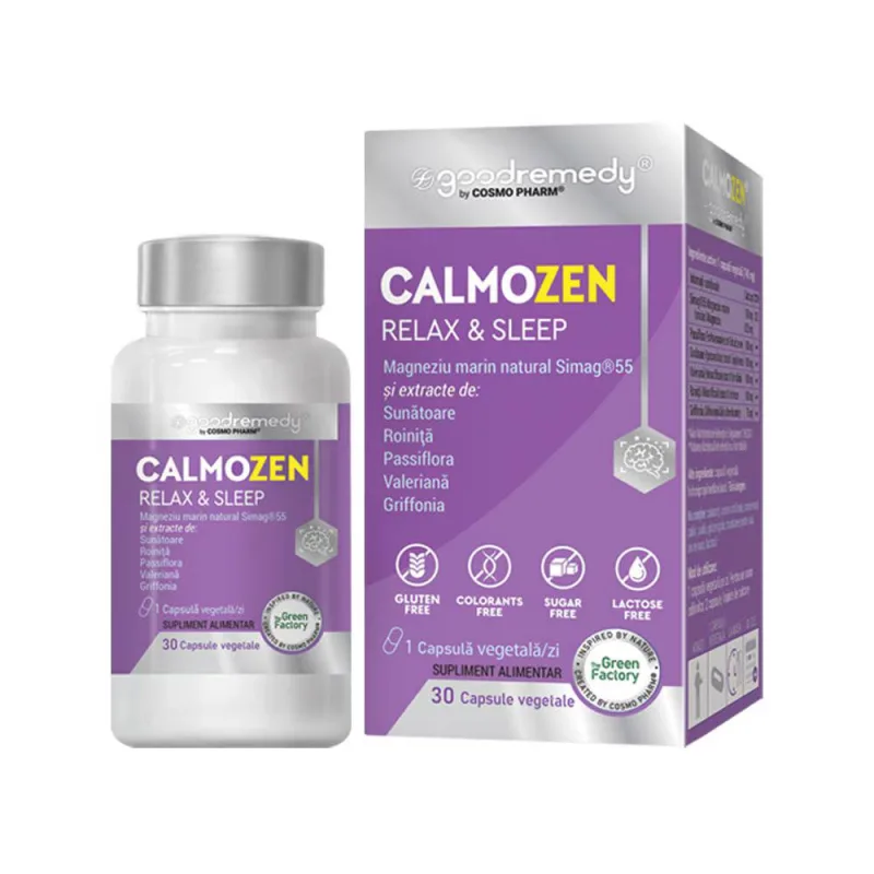 CALMOZEN - Relax & Sleep, 30 capsule, GoodRemedy - Cosmo Pharm — preț și oferte