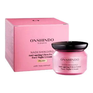 Crema noapte antirid intensiva, ten uscat, cu extract Yuzu, 50ml, Onshindo