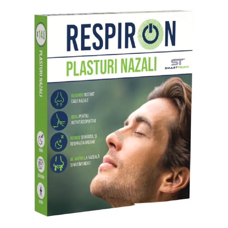 Plasturi nazali RespirON, 14 bucati, Smart Touch — preț și oferte