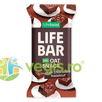 Baton de Ovaz Brownie Ecologic/Bio 40g LIFEFOOD — preț și oferte