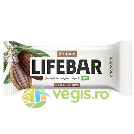 Baton cu Ciocolata Ecologic/Bio 40g LIFEFOOD — preț și oferte