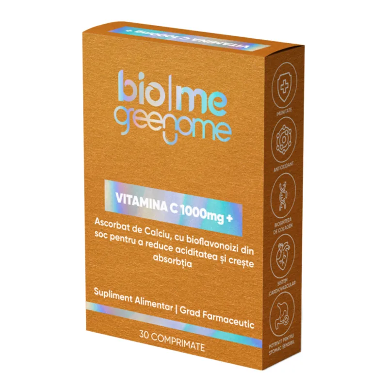 Vitamina C 1000mg, 30 comprimate, Biome — preț și oferte