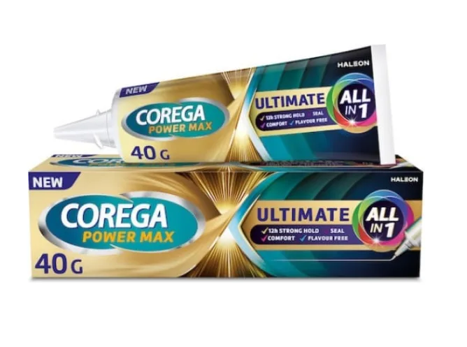 Corega Power Max Ultimate All in 1 Crema adeziva pentru proteza 40 g — preț și oferte