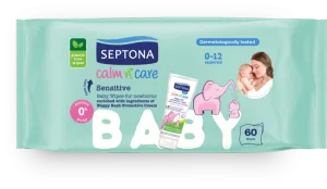 Servetele sensitive, 60 bucati, Septona