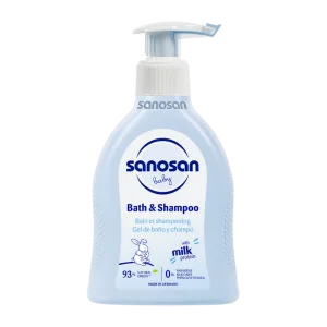 Sanosan Baby gel nutritiv de curatare pentru par si corp 200ml