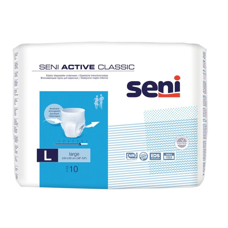 Seni Active Classic Chilot pentru incontinenta L 10 bucati — preț și oferte