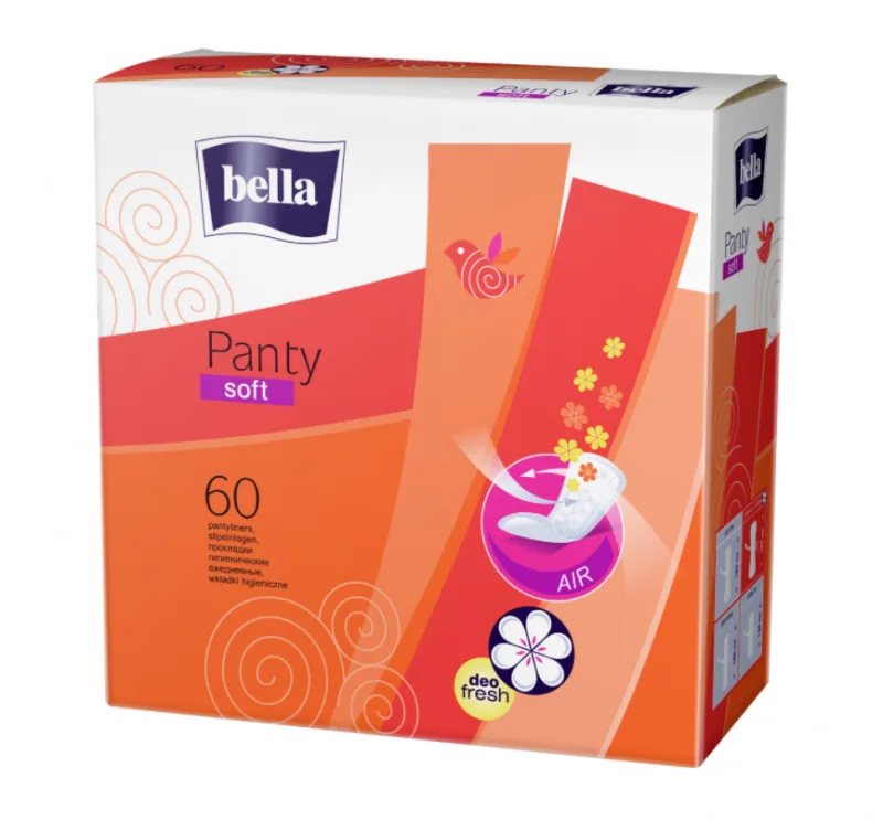 Absorbante zilnice Panty Soft Deo, 60 bucati, Bella — preț și oferte