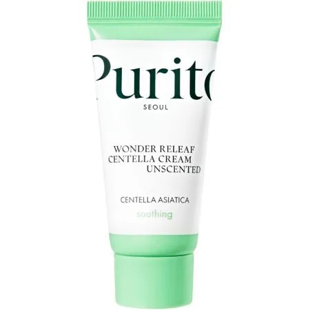 Crema de fata mini Wonder Releaf Centella Cream Unscented, 15ml, Purito — preț și oferte
