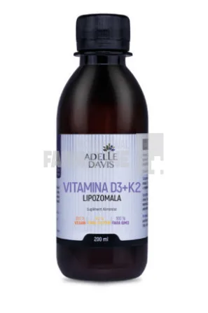 Adelle Davis Vitamina D3 + K2 Lipozomala 200 ml
