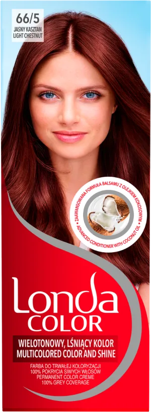 Vopsea de par permanenta 66/5 Castaniu deschis, 110ml, Londa