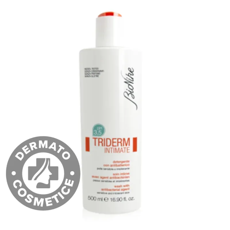 Gel intim de curatare pH 3.5 Triderm Intimate, 500ml, Bionike — preț și oferte