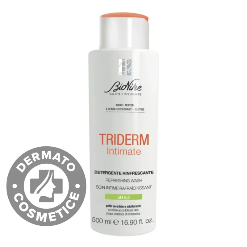 Gel intim de curatare pH 5.5 Triderm Intimate, 500ml, Bionike — preț și oferte