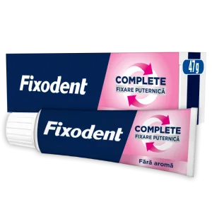 Crema adeziva pentru proteza dentara Neutral Complete, 47g, Fixodent